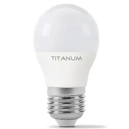 Лампочка TITANUM G45 6W E27 3000K (TLG4506273) - мініатюра 2