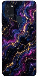 TPU чохол Demsky Purple space marble для Samsung Galaxy A21s