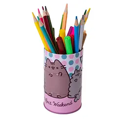 Стакан-підставка бочка YES Pusheen 10,8х6,5 см Різнокольоровий (708099) - мініатюра 3