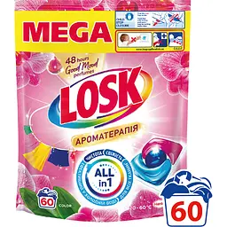 Капсули для прання Losk Ароматерапія 60 шт.