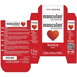 Презервативи Masculan Sensitive Тип 1 ніжні 3 шт. - мініатюра 5