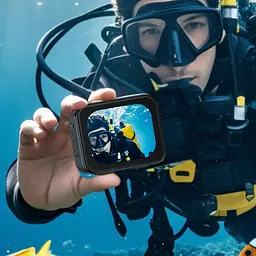 Екшн камера ACEFAST X1 4K Waterproof Action Camera Black (6974316285816) - мініатюра 7