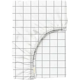Простирадло Cosas на резинці 80х200 cell, білий (CellGreyWhite_80х200х20)