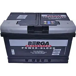 Автомобільний акумулятор BERGA Power Block 6СТ-72Ah АзЕ 680A (EN) 572409068 - мініатюра 2