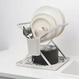 Сушарка для посуду Brabantia, 37х33х31,5 см, світло-сірий, (139383) - мініатюра 3
