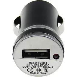 Автомобільний зарядний пристрій TOTO TZZ-54 Car charger 1USB 1A Black - мініатюра 2