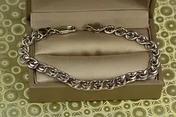 Браслет Xuping Jewelry лав 18,5 см 6 мм сріблястий