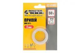 Припій для паяння Mastertool ПІС 61% x 1 мм x 50г котушка - мініатюра 3
