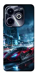 TPU чохол Demsky Red sport car для Infinix Hot 40i