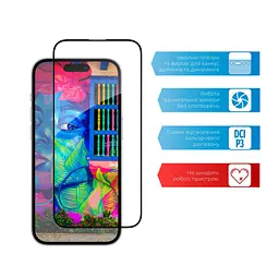 Скло захисне ACCLAB Full Glue ESD Apple iPhone 14 Pro Max (1283126542060) - мініатюра 4