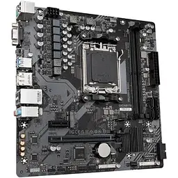 Материнська плата Gigabyte AM5 A620M S2H, A620, 2xDDR5, Int.Video (CPU), 4xSATA3, 1xM.2, 1xPCI-E 4.0x16, 1xPCI-E 3.0x1, Real4 7.1, Real4. VGA/HDMI/DP, MicroATX - мініатюра 3
