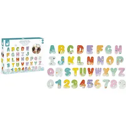 Набір для купання Janod Цифри та букви, 36 елементів (J04709) - мініатюра 2