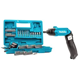 Викрутка акумуляторна з набором біт Makita DF001DW (4 Нм, 1/4", 3.6 В, USB) - мініатюра 3