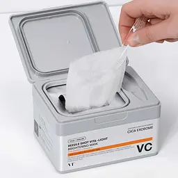 Освітлюючі маски зі спікулами та вітаміном С VT Cosmetics Reedle Shot Vita-Light Brightening Mask 30 шт. (VTC107) - мініатюра 2