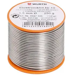 Припой электронный Wurth SN60/PB40-250G-D1.5 (0987109)