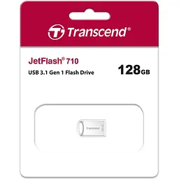 Флеш-накопичувач Transcend USB 128GB JetFlash 710 Silver USB 3.0 (TS128GJF710S) - мініатюра 4