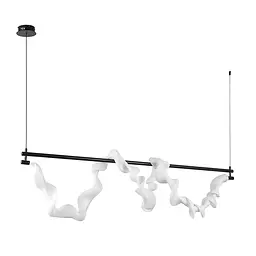 Люстра LED Levistella 7813168 (1500) BK, 26W, 3000K, чорний, стельова для дому