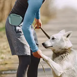 Силіконова сумка для ласощів Derby Pet snack bag, Зелений - мініатюра 2