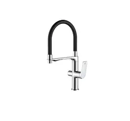 Змішувач для кухні Mixxus Premium DERBY 021 (NUT) REFL.BLACK з виходом для питної води (MI6600)
