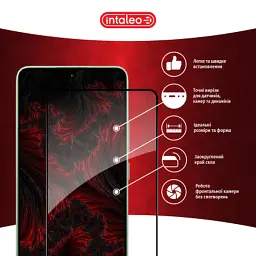 Скло захисне Intaleo Full Glue Xiaomi Redmi Note 13 4G Black (1283126583896) - мініатюра 3