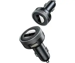 FM-трансмітер Baseus Enjoy Car Wireless MP3 Charger Wireless 5.0+5V/3.4A Black (CCLH-01) [61086] - мініатюра 4