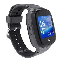 Смарт годинник телефон для дітей Lemfo M90S з GPS трекером, 4G LTE, відеозв'язком, камерою та прослуховуванням Чорний - мініатюра 3