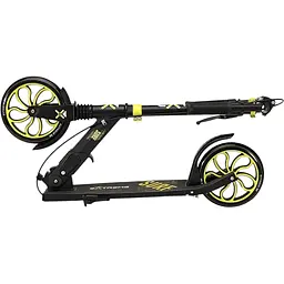Самокат міський Extreme Motion ЦБ-00250670 чорно-салатовий - мініатюра 4