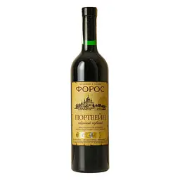 Вино Форос Портвейн Південний ординарне червоне кріплене 0.75 л