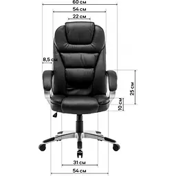 Офісне крісло GT Racer X-2852 Classic Black  [125599] - мініатюра 10