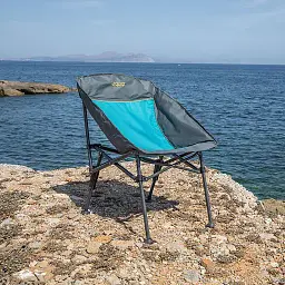 Стілець розкладний Uquip Comfy блакитний з сірим (244011) - мініатюра 14