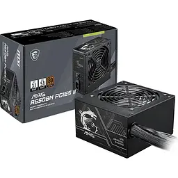 Блок живлення MSI MAG A650BN PCIE5 II [167853] - мініатюра 4