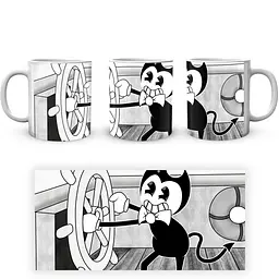 Чашка Bendy and the Ink Machine Бенді та чорнильна машина BIM 02.05 330 мл білий - мініатюра 4