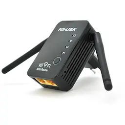 Підсилювач WiFi сигналу з 2-ма вбудованими антенами LV-WR17, живлення 220V, 300Mbps, IEEE 802.11b / g / n, 2.4-2.4835GHz, BOX