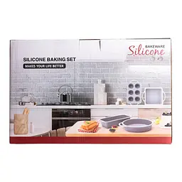 Набір для випічки 11 предметів силіконові форми та аксесуари TS Kitchen HP34542 - мініатюра 10