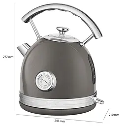 Електрочайник металевий PROFI COOK PC-WKS 1192 Anthracite - мініатюра 2