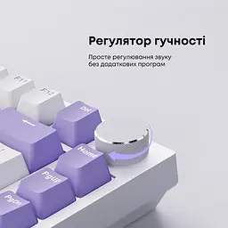 Клавіатура Ajazz AK820 Sea Salt Switch White (AK820-SS-PWB) [163669] - мініатюра 16