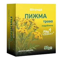 Фіточай "Пижма трава подрібнена" 50 г, дієтична добавка