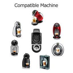 Адаптер капсул Nespresso для кавоварки Krups та Delonghi Nescafe Dolce Gusto Piccolo KP100**, Genio, Mini Me - мініатюра 8