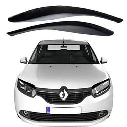 Вії фар Renault Logan 2013- Ресталінг Voron Glass