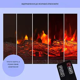 Камін електричний KLARSTEIN Studio Light & Fire 3 Smart (10038383) - мініатюра 7