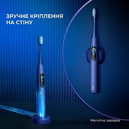 Електрична зубна щітка Oclean X Pro Navy Blue Sonic Toothbrush - мініатюра 6