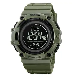 Спортивний годинник чоловічий Skmei 2233 compass Зелений (2633533912)