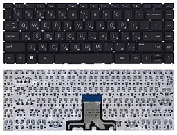Клавіатура для ноутбука HP 240 G7 Black, (No Frame)