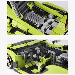 Конструктор машина MOULD KING Lamborghini Sian Sierne ламборджині для дітей та дорослих 1133 деталей - мініатюра 8