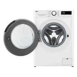 Пральна машина LG фронтальна, 11кг, 1400, A, 57см, дисплей, пара, інвертор, білий - мініатюра 8