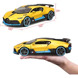 Ігрова автомодель Maisto Bugatti Divo 1:24 (31526 yellow) - мініатюра 13