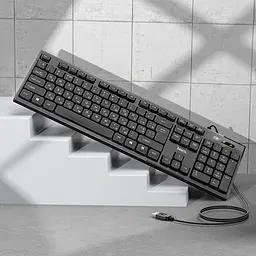 Клавіатура HOCO Ice wolf wired business keyboard GM23 (ru/ukr/en) - мініатюра 3