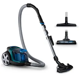 Пилосос Philips 3000 series контейнерний чорно-зелений (FC9334/09) - мініатюра 3