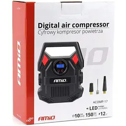 Автомобільний компресор AMiO 12V ACOMP-17 (02642) - мініатюра 6