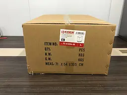 Відро для сміття з плавним закриттям прямокутне Koer TC-010306-08 6 л white KR5601, Білий матовий - мініатюра 2